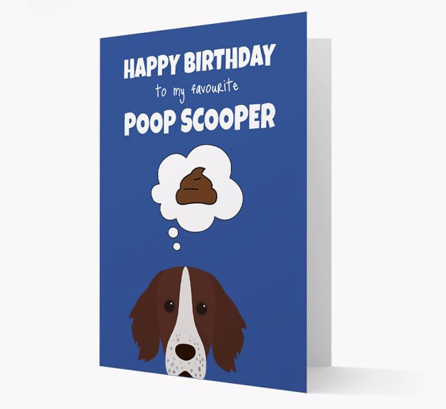 Card 'Poop Scooper' with {breedCommonName} Icon