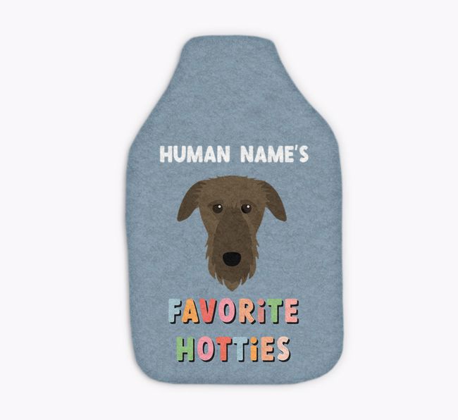 Favorite Hotties: Personalized {breedFullName} Hot Water Bottle