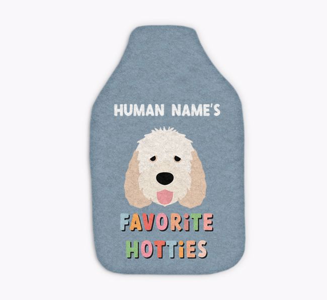 Favorite Hotties: Personalized {breedFullName} Hot Water Bottle