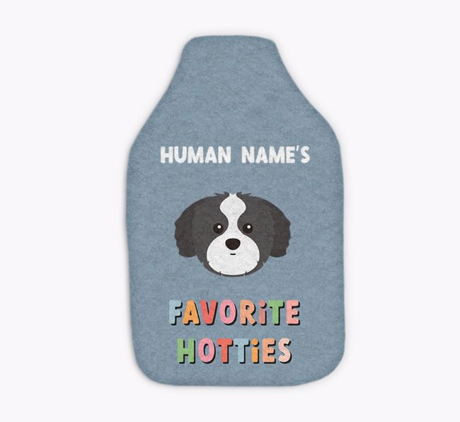 Favorite Hotties: Personalized {breedFullName} Hot Water Bottle