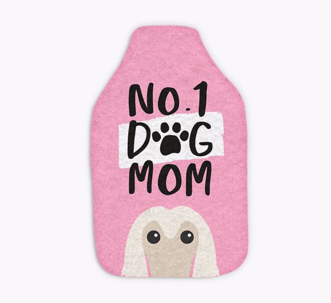 No. 1 Dog Mom: Personalized {breedFullName} Hot Water Bottle