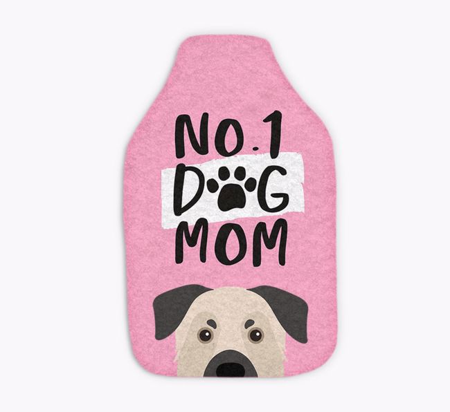 No. 1 Dog Mom: Personalized {breedFullName} Hot Water Bottle