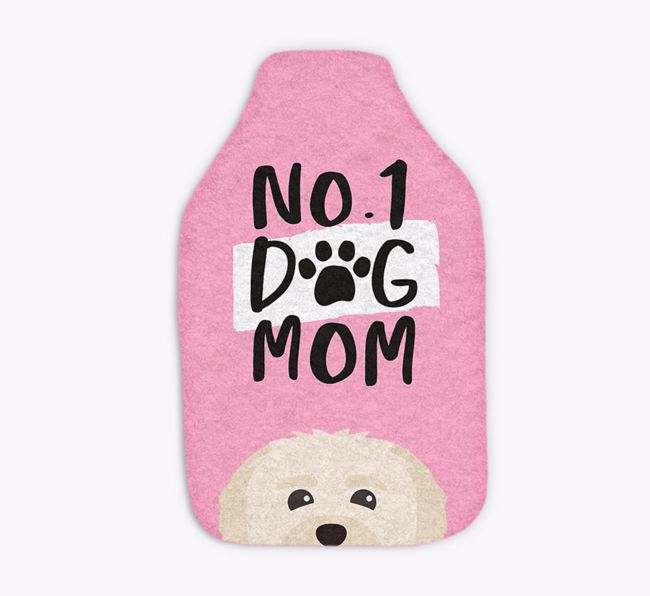 No. 1 Dog Mom: Personalized {breedFullName} Hot Water Bottle