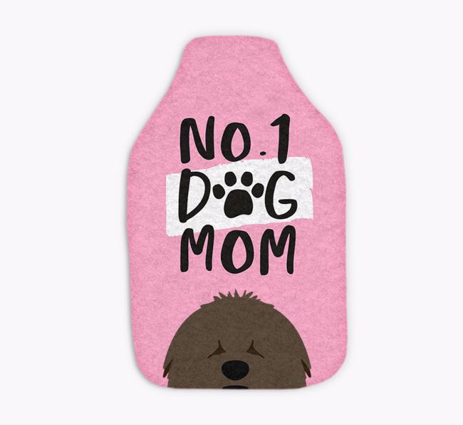 No. 1 Dog Mom: Personalized {breedFullName} Hot Water Bottle