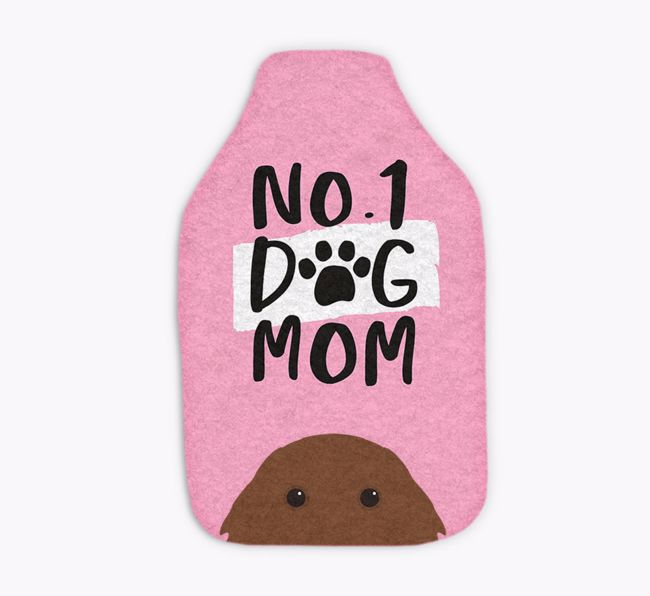 No. 1 Dog Mom: Personalized {breedFullName} Hot Water Bottle