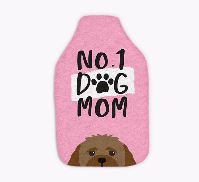 No. 1 Dog Mom: Personalized {breedFullName} Hot Water Bottle