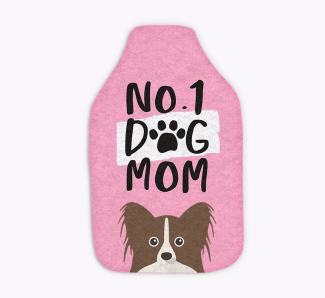 No. 1 Dog Mom: Personalized {breedFullName} Hot Water Bottle