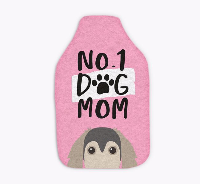 No. 1 Dog Mom: Personalized {breedFullName} Hot Water Bottle