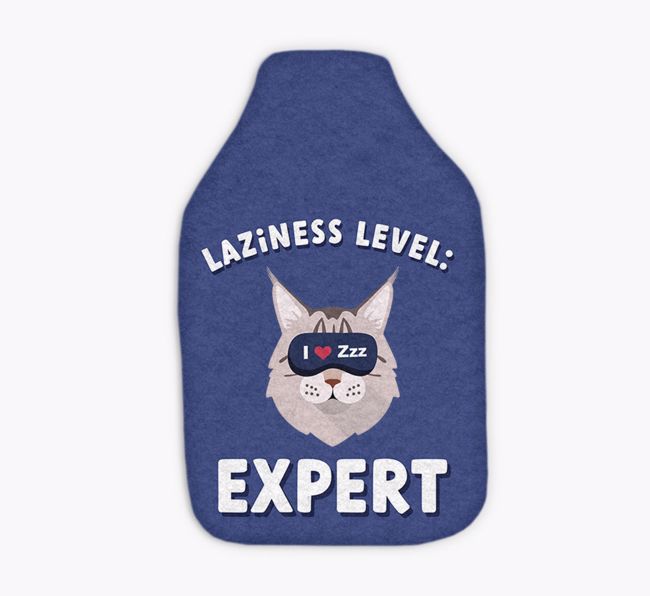 Laziness Expert: Personalised {breedFullName} Hot Water Bottle