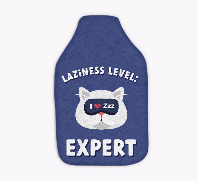 Laziness Expert: Personalised {breedFullName} Hot Water Bottle