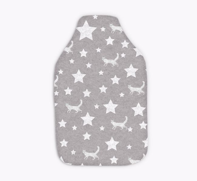 Stars: Personalized {breedFullName} Hot Water Bottle