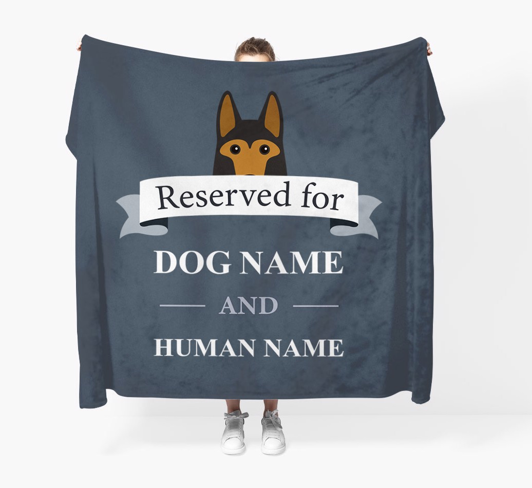 Reserved For: Personalized {breedFullName} Throw Blanket