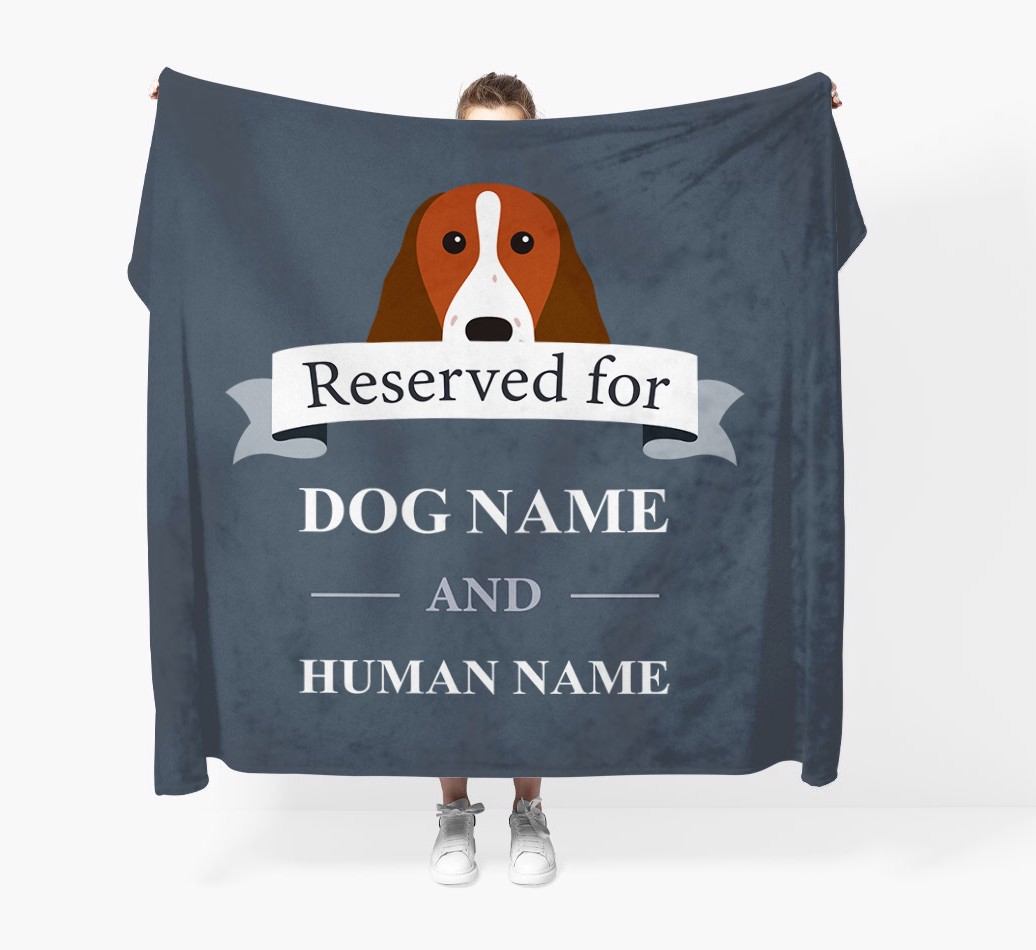 Reserved For: Personalized {breedFullName} Throw Blanket