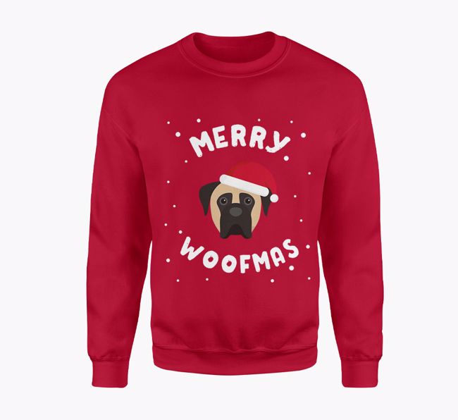 Merry Woofmas: Personalised {breedFullName} Adult Jumper