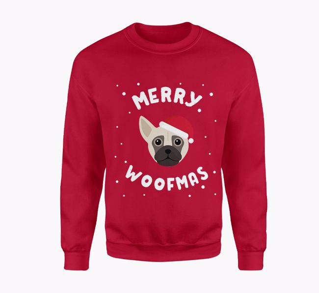 Merry Woofmas: Personalised {breedFullName} Adult Jumper