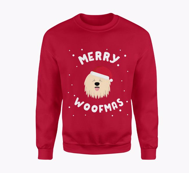 Merry Woofmas: Personalised {breedFullName} Adult Jumper