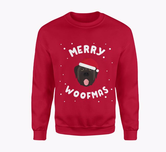 Merry Woofmas: Personalised {breedFullName} Adult Jumper