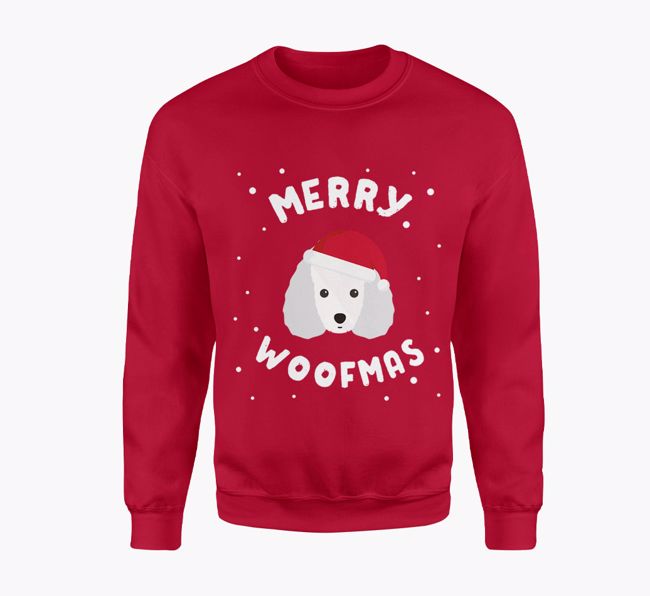 Merry Woofmas: Personalised {breedFullName} Adult Jumper