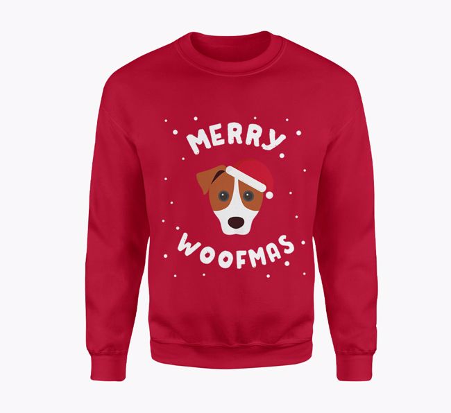 Merry Woofmas: Personalised {breedFullName} Adult Jumper