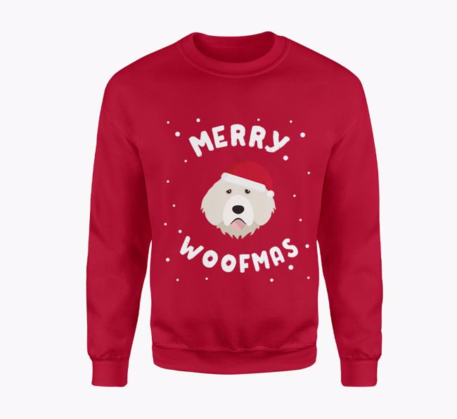 Merry Woofmas: Personalised {breedFullName} Adult Jumper