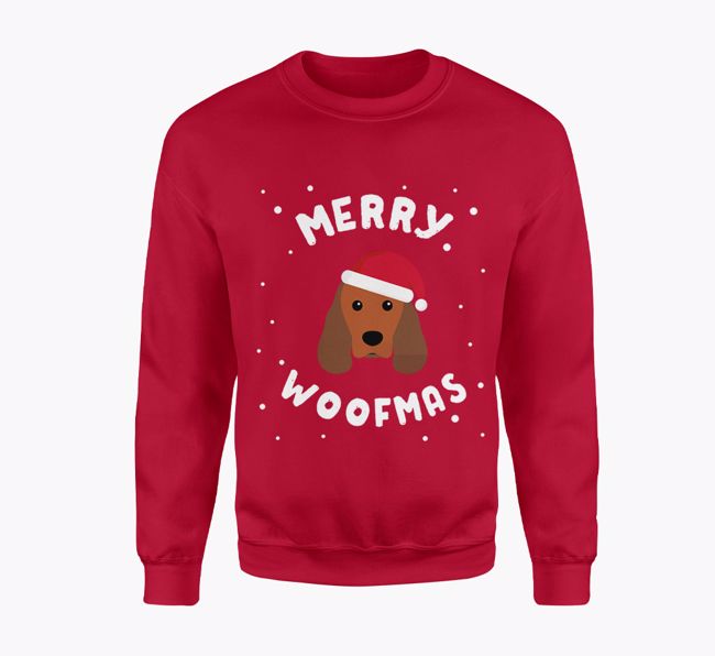 Merry Woofmas: Personalised {breedFullName} Adult Jumper