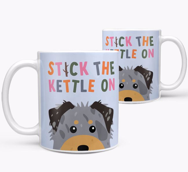 Stick The Kettle On: Personalised {breedFullName} Mug