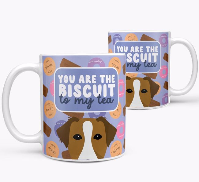 Biscuit To My Tea: Personalised {breedFullName} Mug