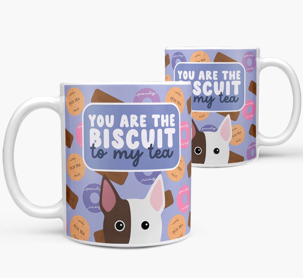 Biscuit to my Tea: Personalized {breedFullName} Mug - both views