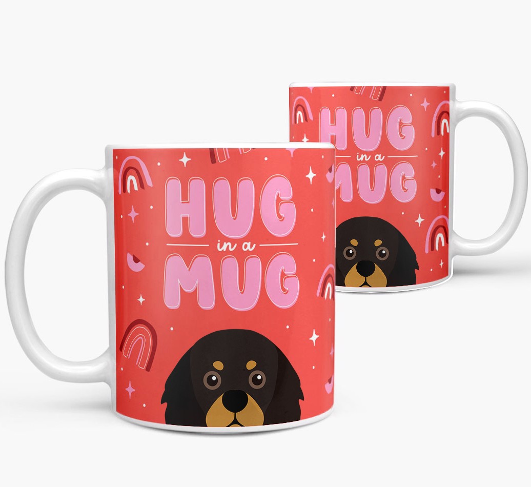 Hug in a Mug: Personalized {breedFullName} Mug - both views