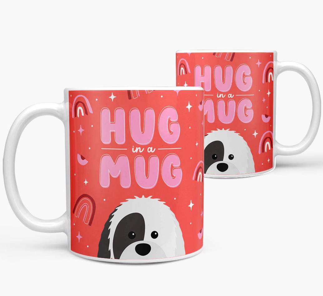 Hug in a Mug: Personalized {breedFullName} Mug - both views