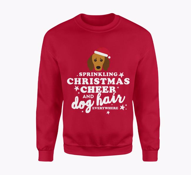 Cheer And Dog Hair: Personalised {breedFullName} Adult Jumper