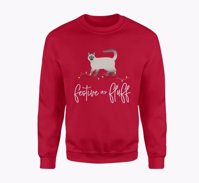 Festive As Fluff: Personalised {breedFullName} Adult Jumper