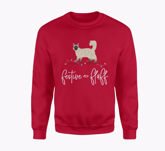 Festive As Fluff: Personalised {breedFullName} Adult Jumper