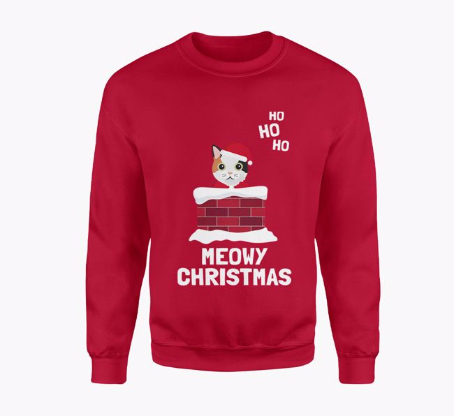 Meowy Christmas: Personalised {breedFullName} Adult Jumper