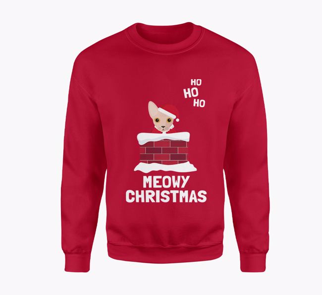 Meowy Christmas: Personalised {breedFullName} Adult Jumper