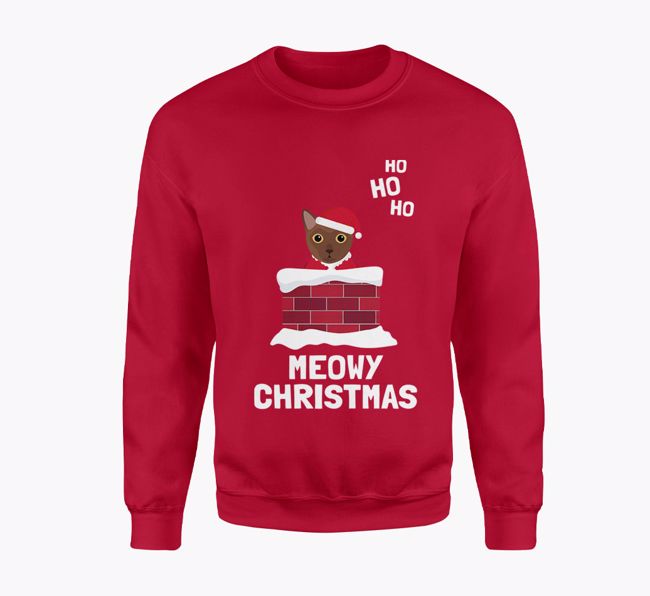 Meowy Christmas: Personalised {breedFullName} Adult Jumper