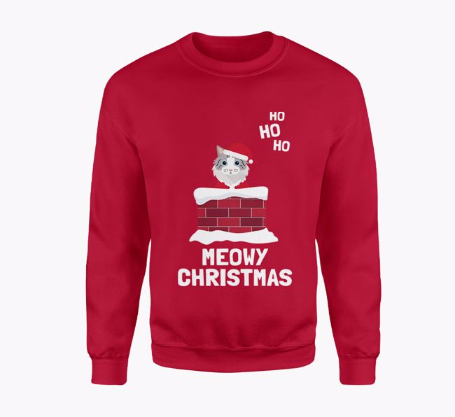 Meowy Christmas: Personalised {breedFullName} Adult Jumper
