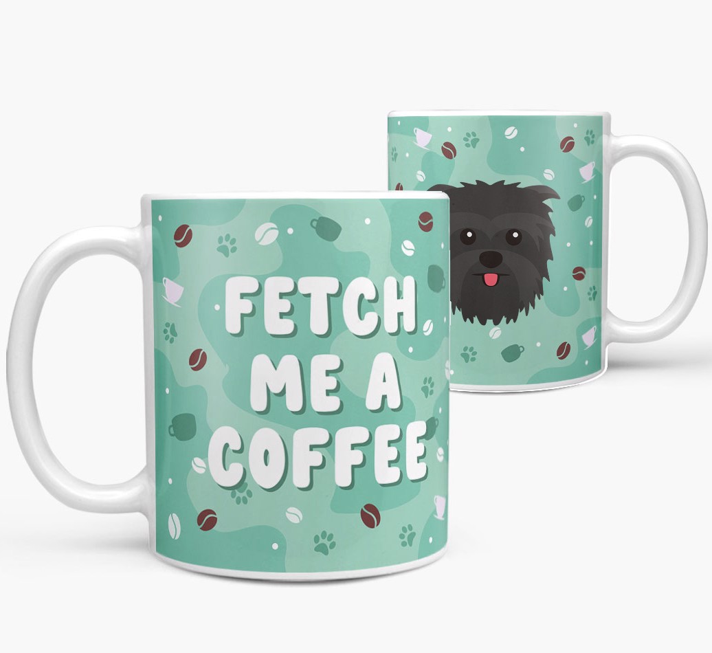 Fetch me a Coffee: Personalized {breedFullName} Mug - both views