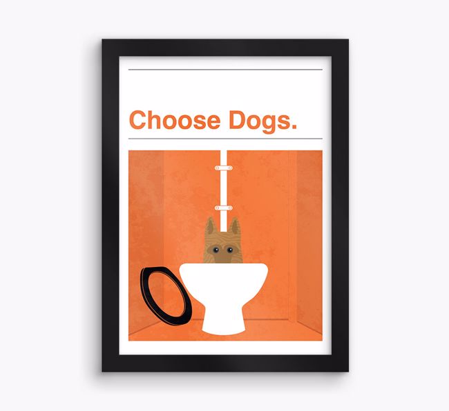 Choose Dogs: Personalised {breedFullName} Framed Print