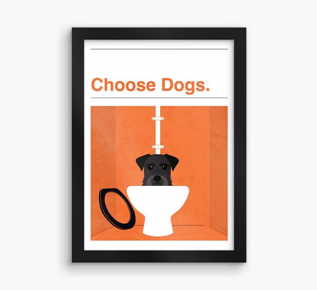 Choose Dogs: Personalised {breedFullName} Framed Print
