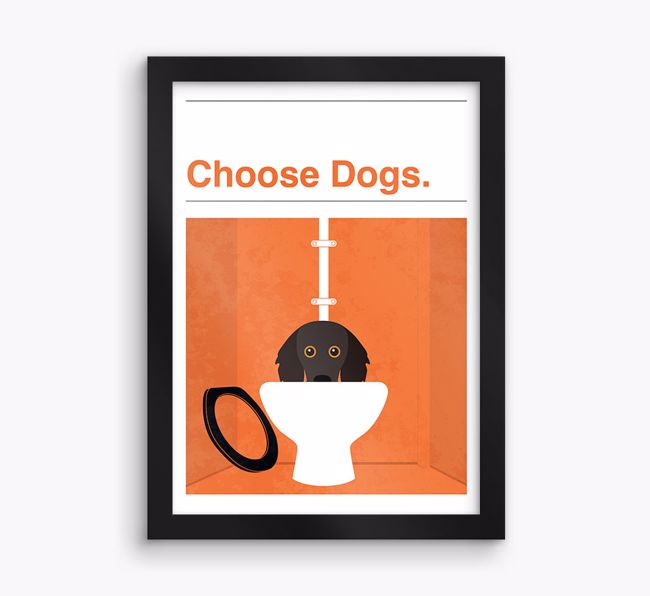 Choose Dogs: Personalised {breedFullName} Framed Print