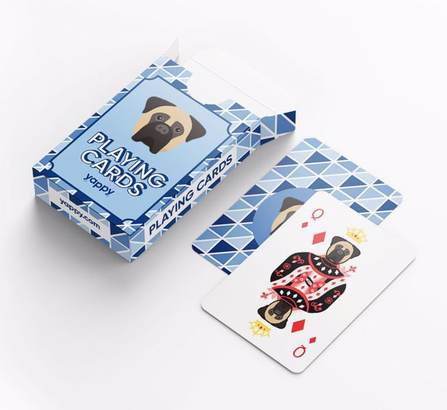 Traditional Style: Personalised {breedFullName} Playing Cards