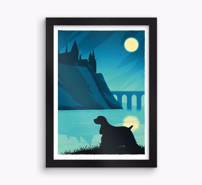 Magical Adventure: Personalised {breedFullName} Framed Print