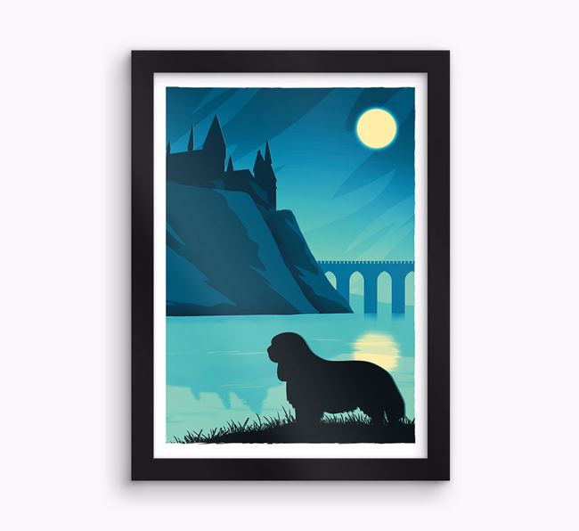 Magical Adventure: Personalised {breedFullName} Framed Print