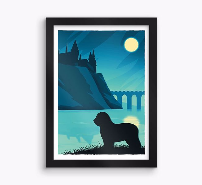 Magical Adventure: Personalised {breedFullName} Framed Print