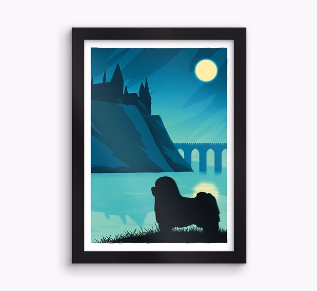 Magical Adventure: Personalised {breedFullName} Framed Print