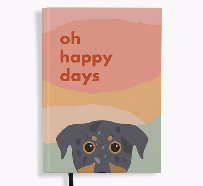 Oh Happy Days: Personalized {breedFullName} Notebook