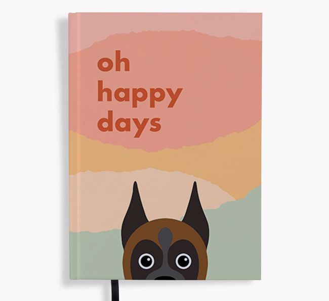 Oh Happy Days: Personalized {breedFullName} Notebook