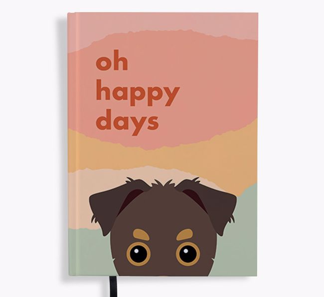 Oh Happy Days: Personalised {breedFullName} Notebook