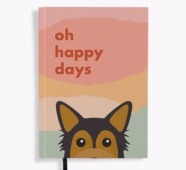 Oh Happy Days: Personalized {breedFullName} Notebook